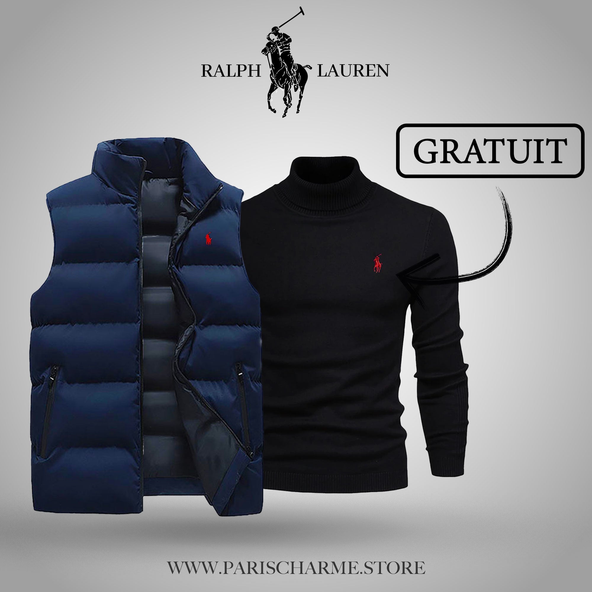 Gilet R&L + Pull Offert (DESTOCKAGE)Parischarme