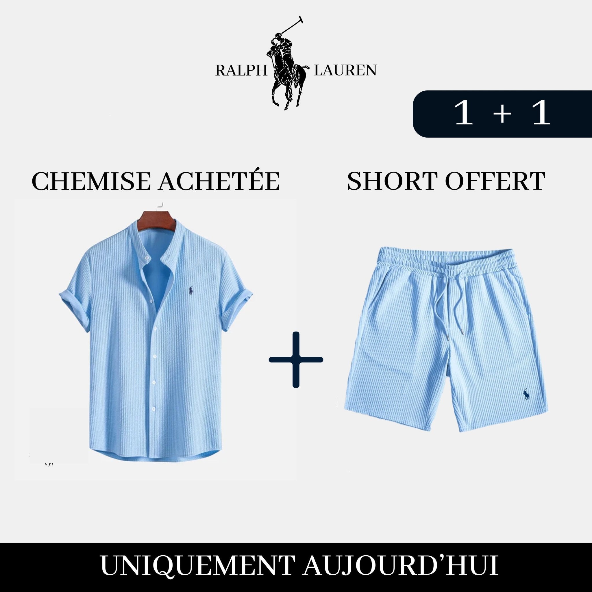 Pack Exclusif : Chemise Élégante + Short OffertParischarme