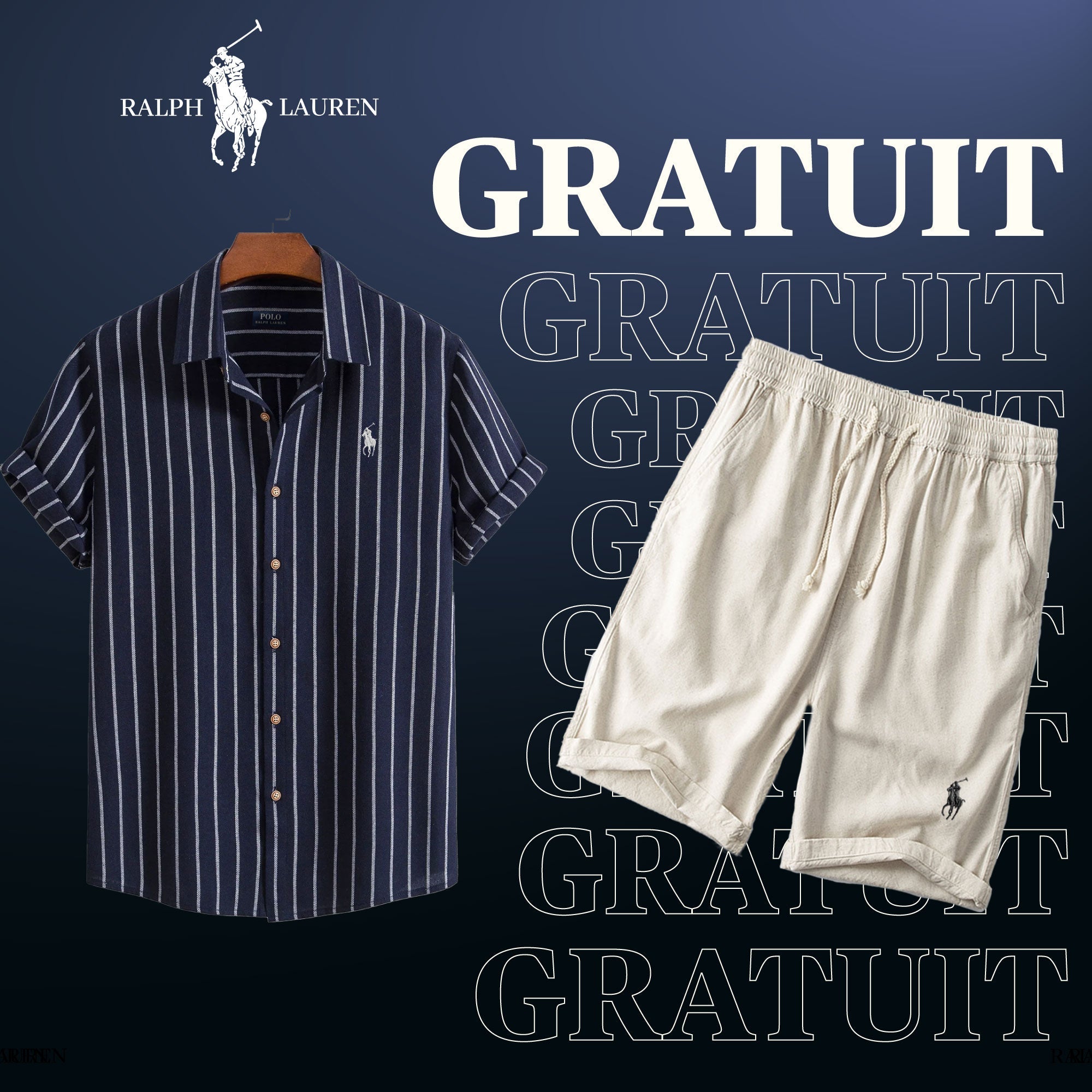 Pack R&L : Chemise Signature + Short OffertParischarme