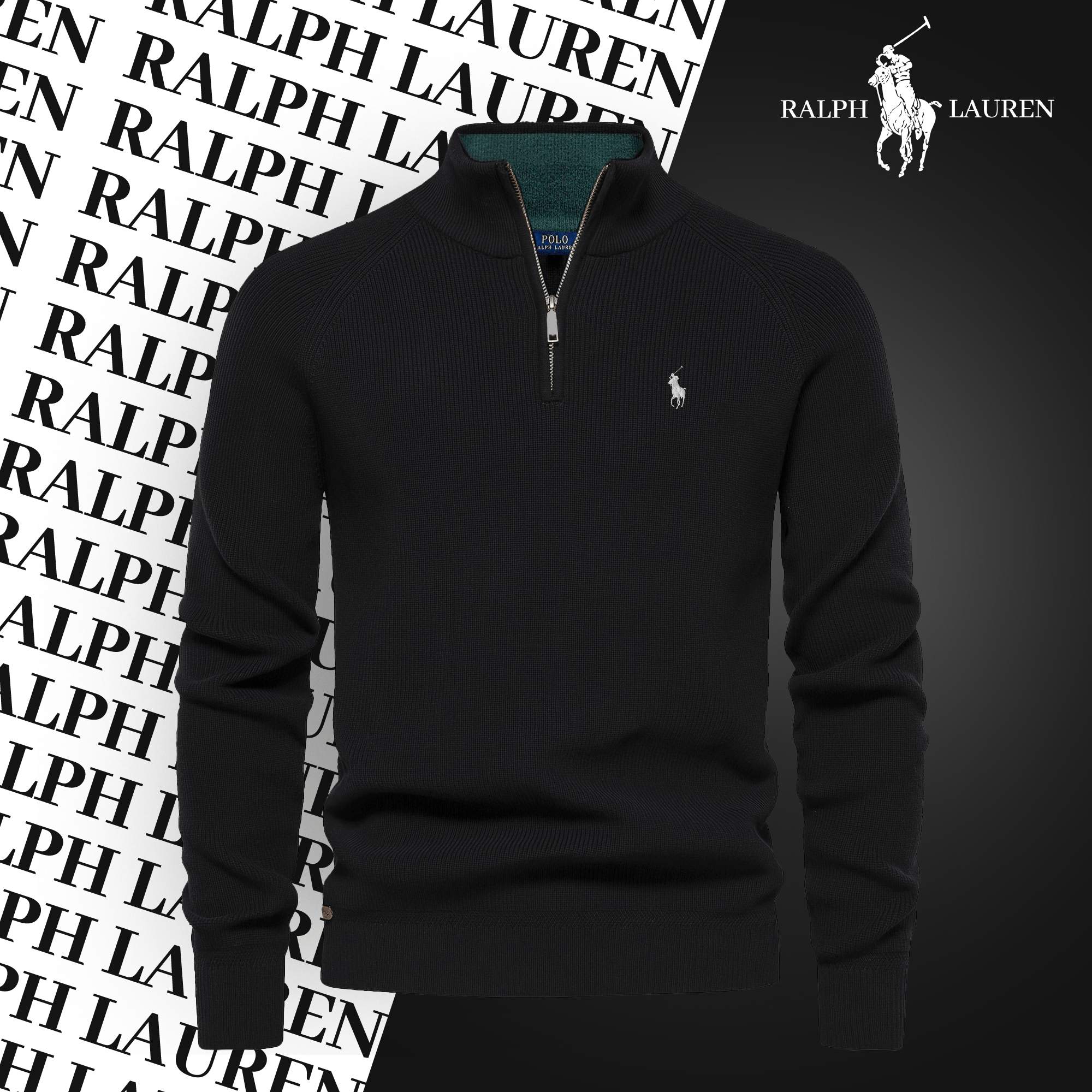 Pull Col Zippé R&L (DÉSTOCKAGE)Parischarme