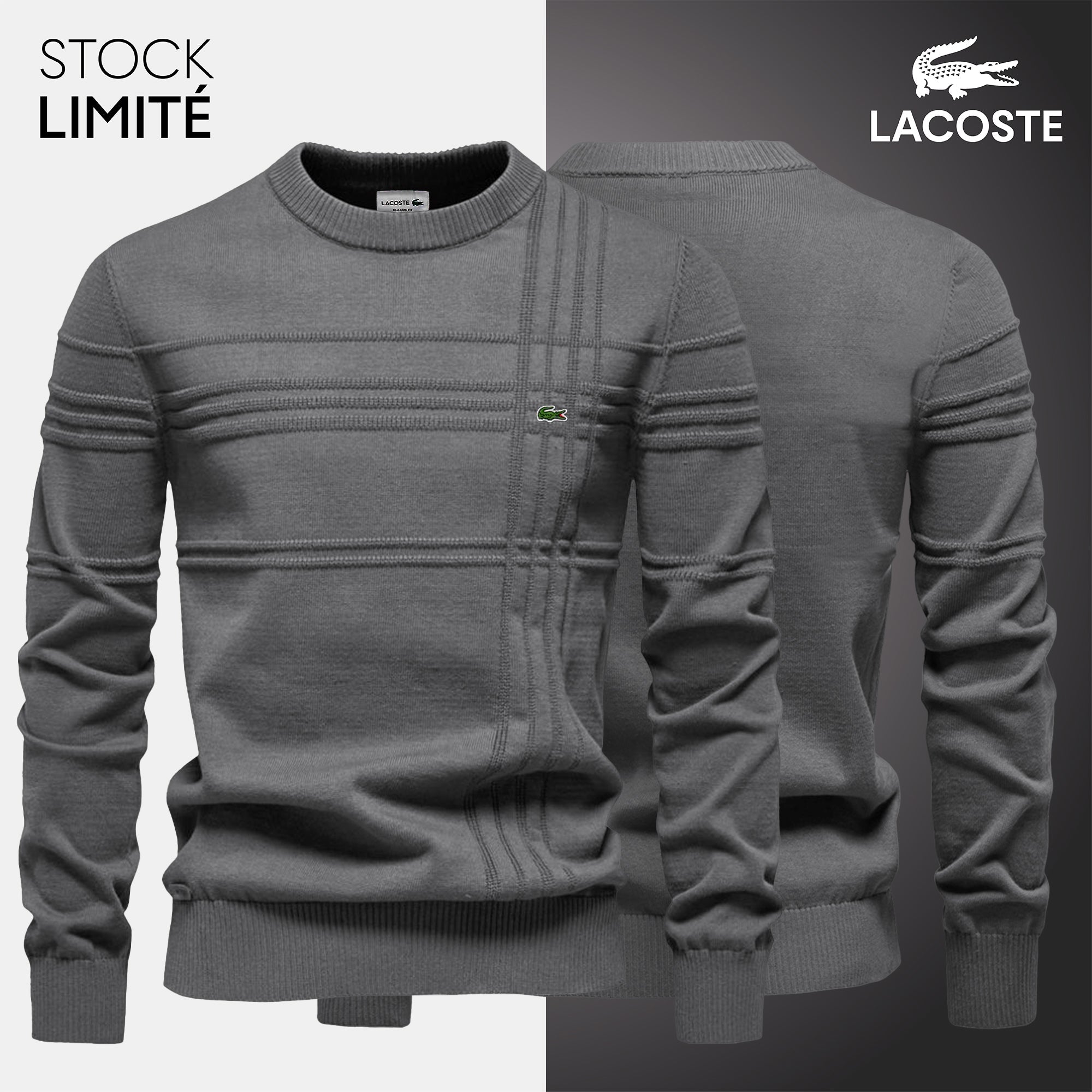 Pull Homme Texturé LC™ (DÉSTOCKAGE)Parischarme