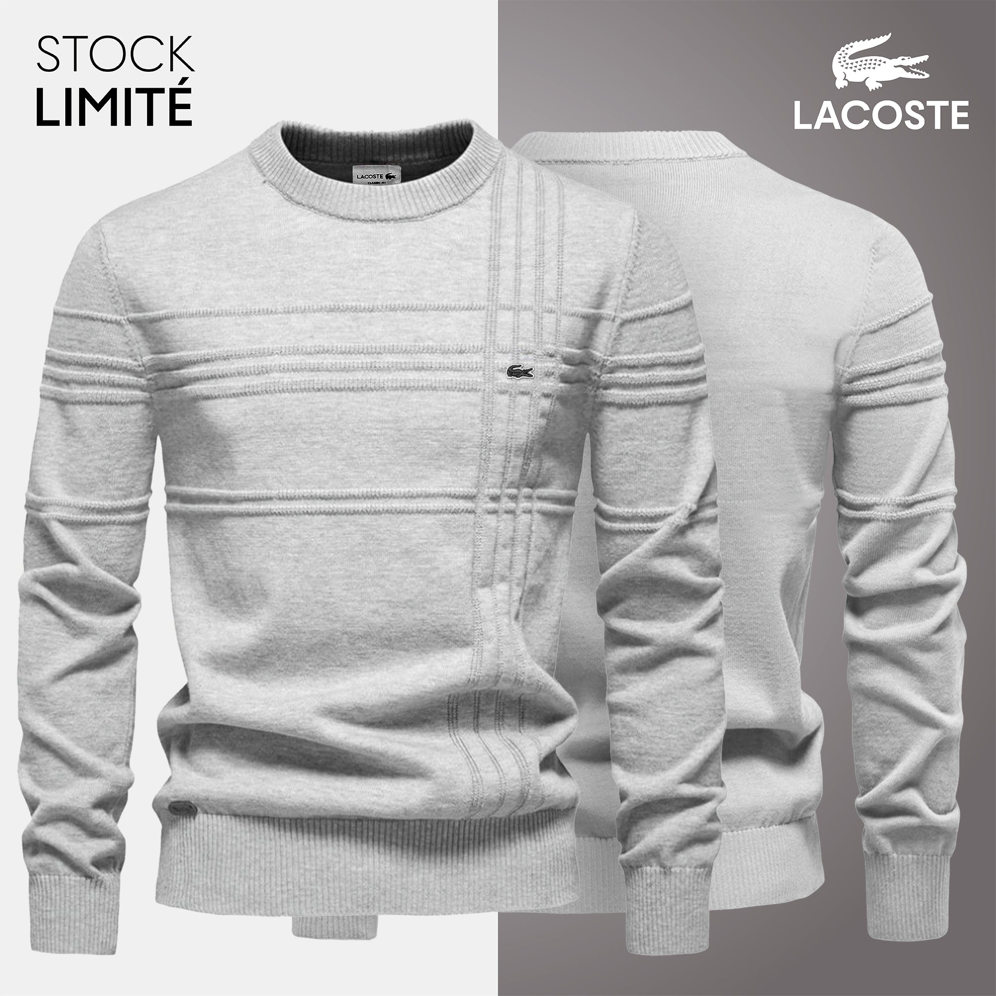 Pull Homme Texturé LC™ (DÉSTOCKAGE)Parischarme