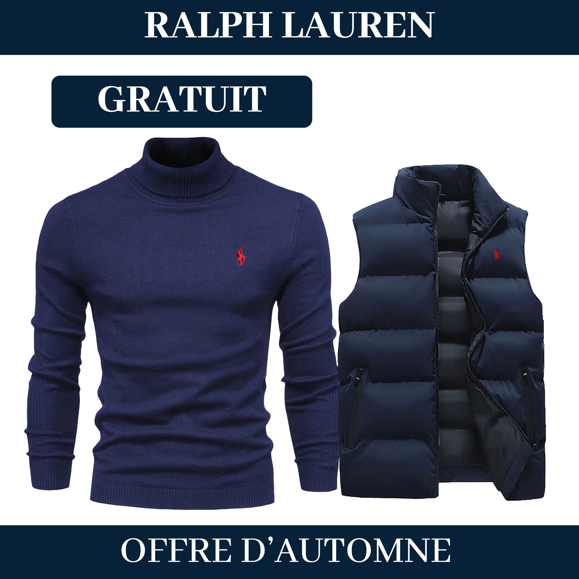Gilet R&L + Pull Offert (DESTOCKAGE)Parischarme