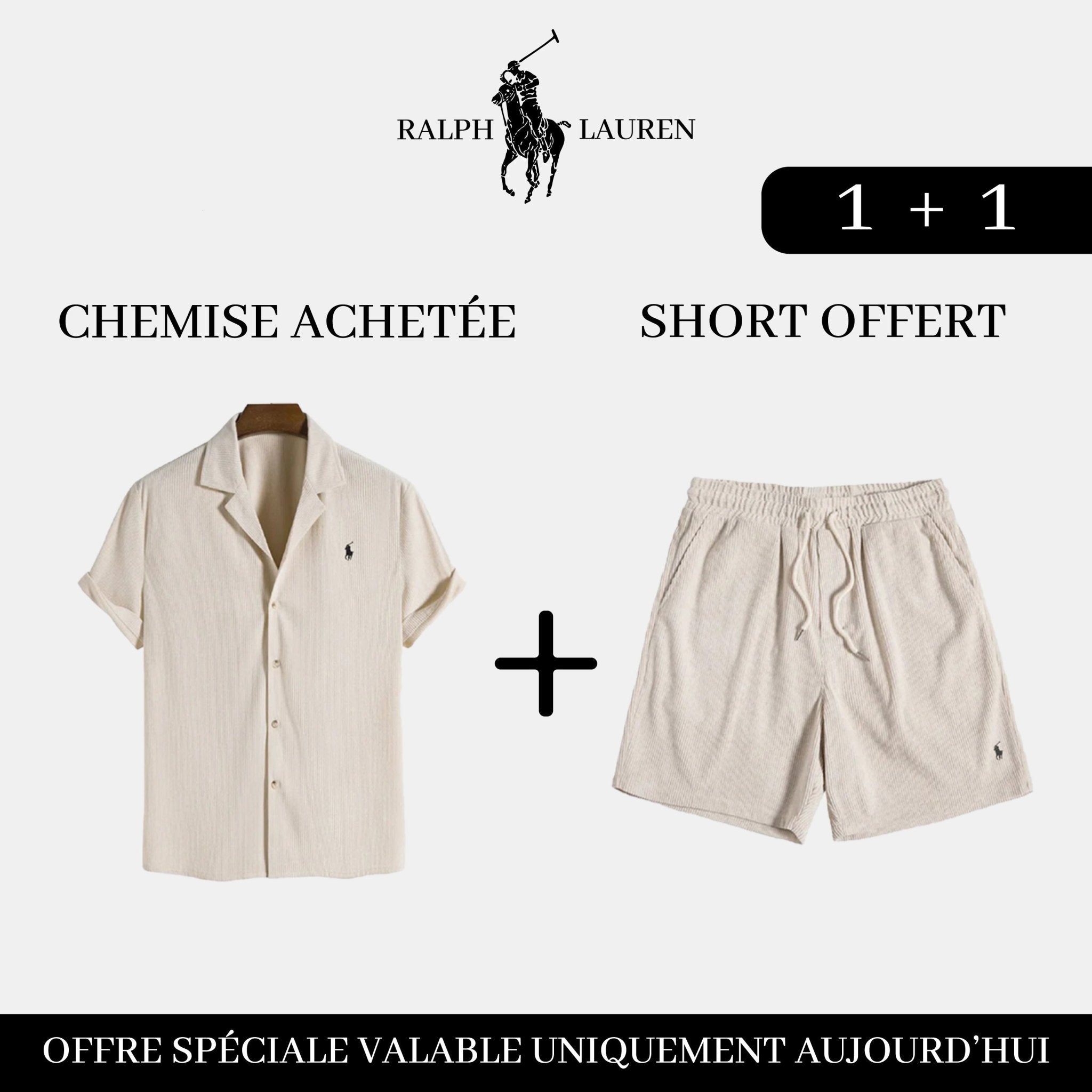 Pack Exclusif : Chemise Élégante + Short OffertParischarme