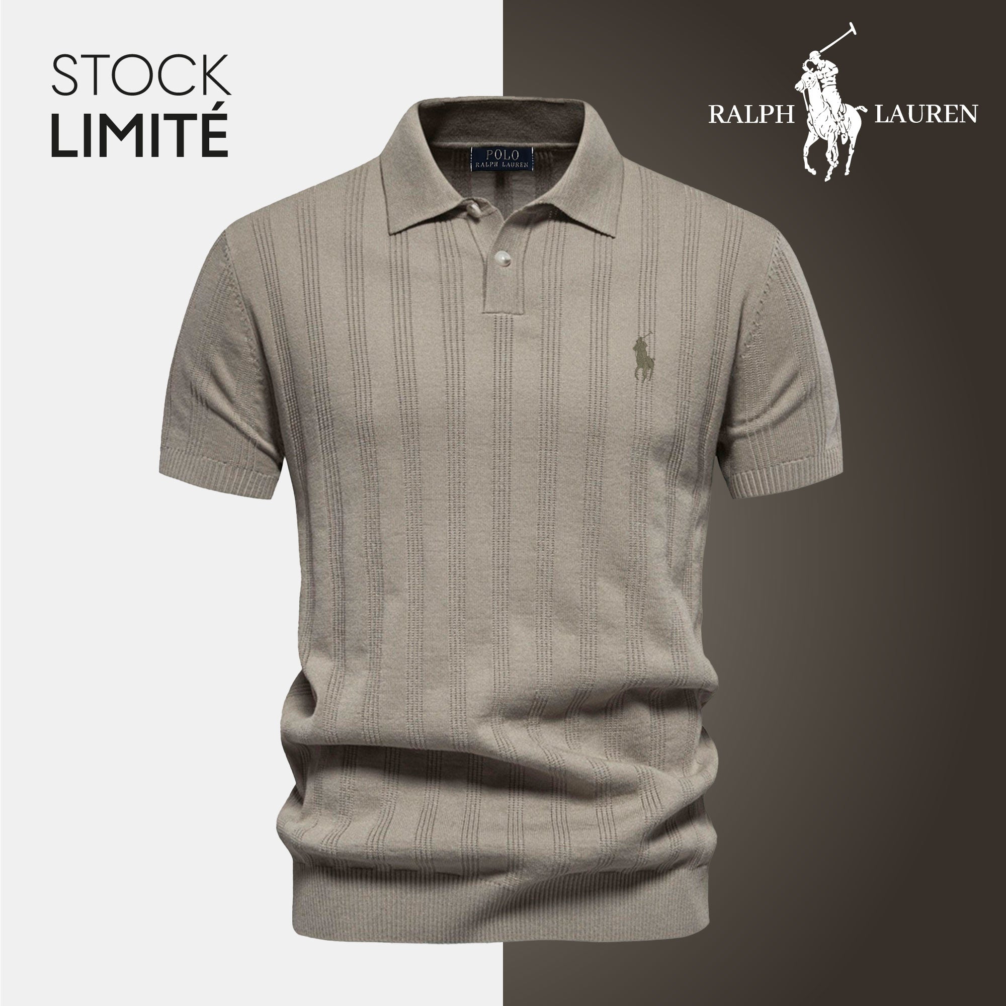 Polo Homme Maille Texturée RLParischarme