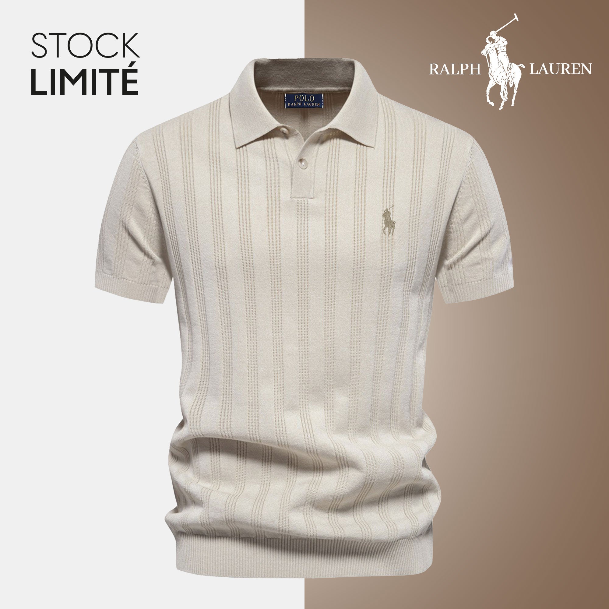 Polo Homme Maille Texturée RLParischarme