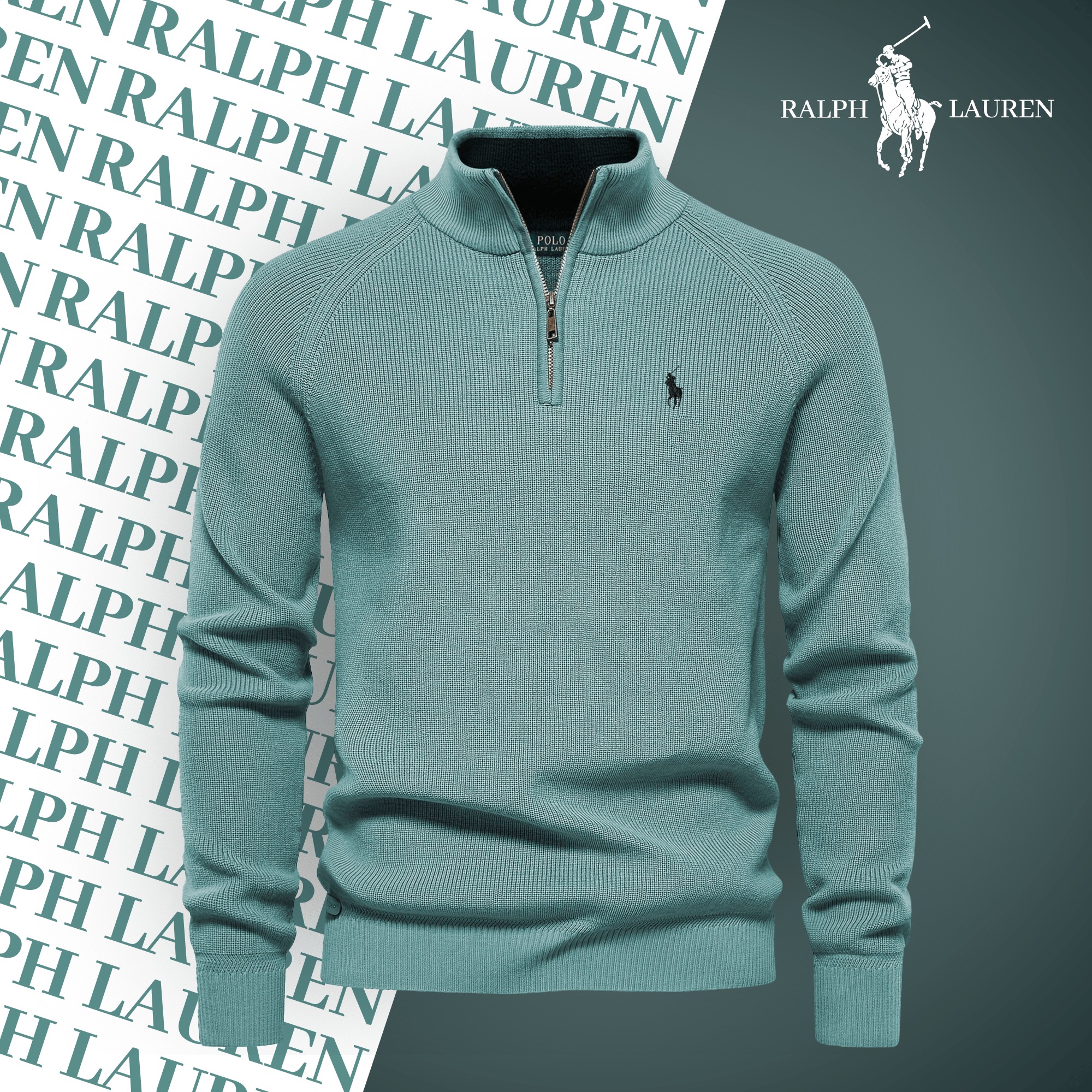 Pull Col Zippé R&L (DÉSTOCKAGE)Parischarme