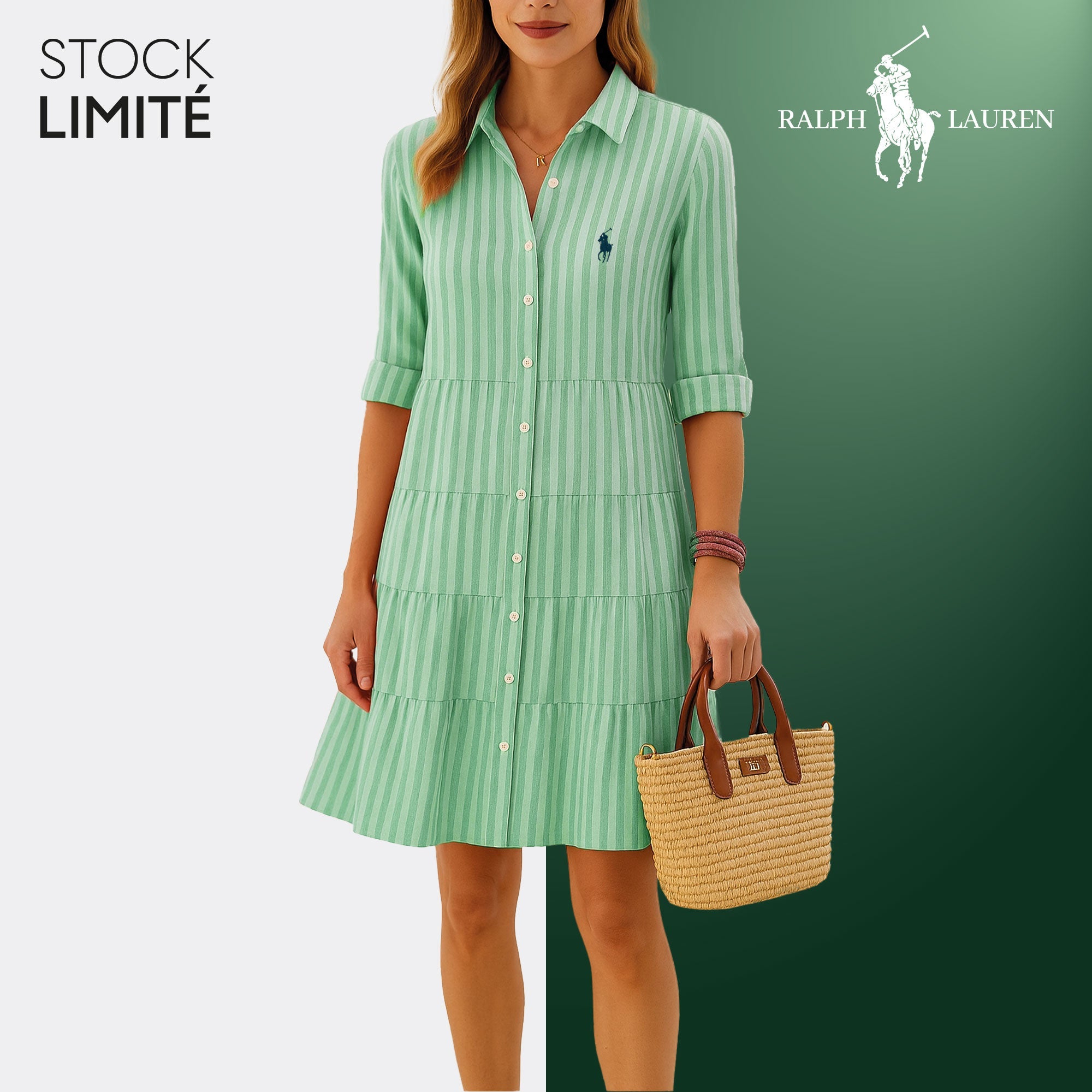 Robe Chemise Rayée – R&LParischarme