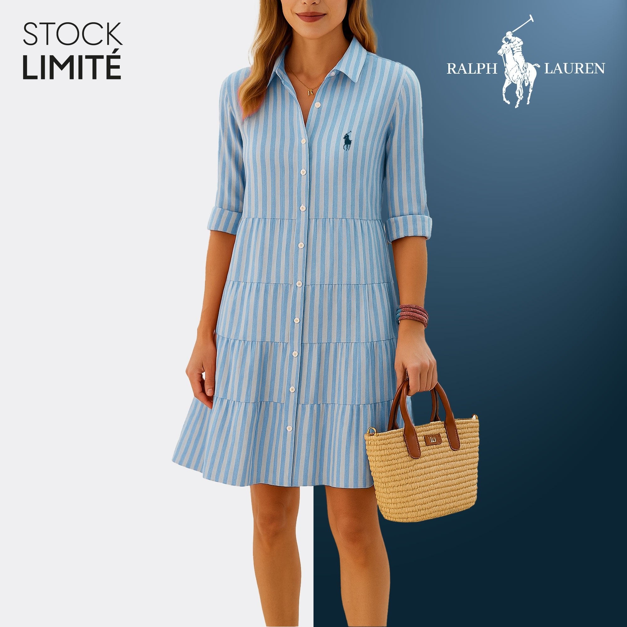 Robe Chemise Rayée – R&LParischarme