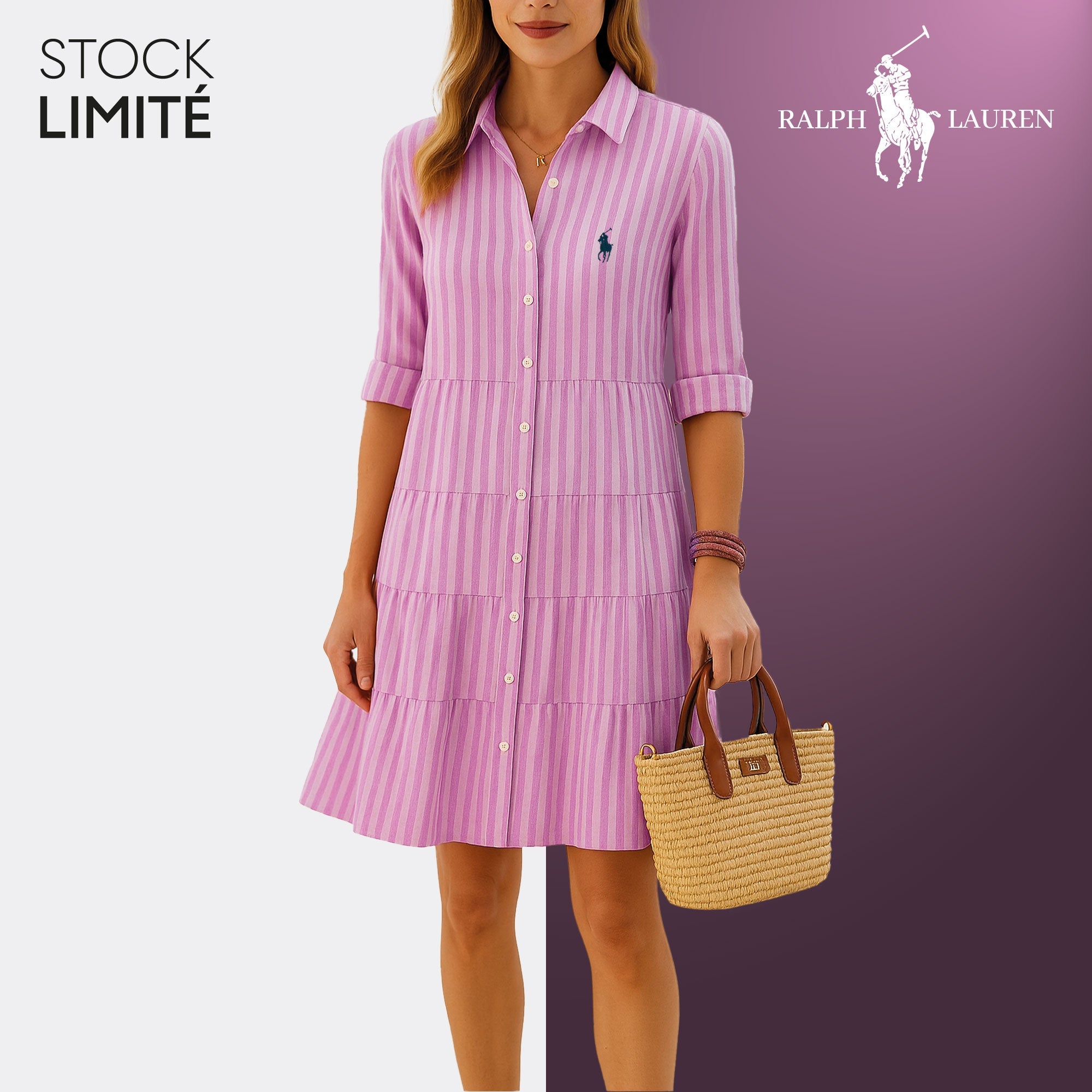 Robe Chemise Rayée – R&LParischarme
