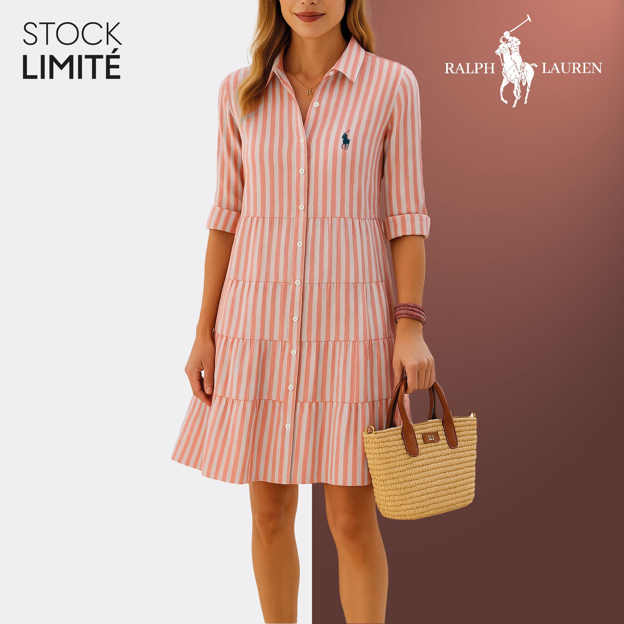 Robe Chemise Rayée – R&LParischarme